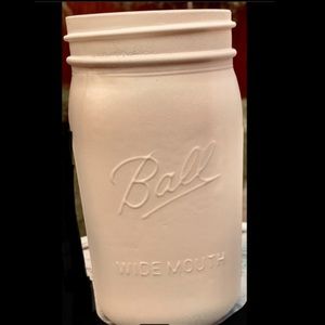 Handpainted Ball Mason Jars.